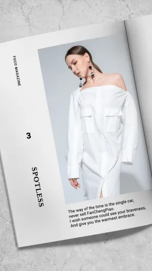 Simple Magazine Simulation Woman Personal Show Instagram Story