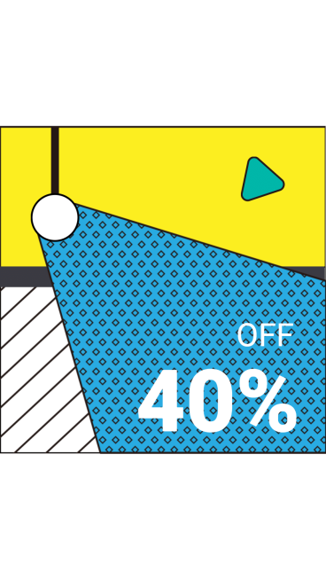 Cute Square Frame Geometry Elements Discount Sale Instagram Highlight预览效果