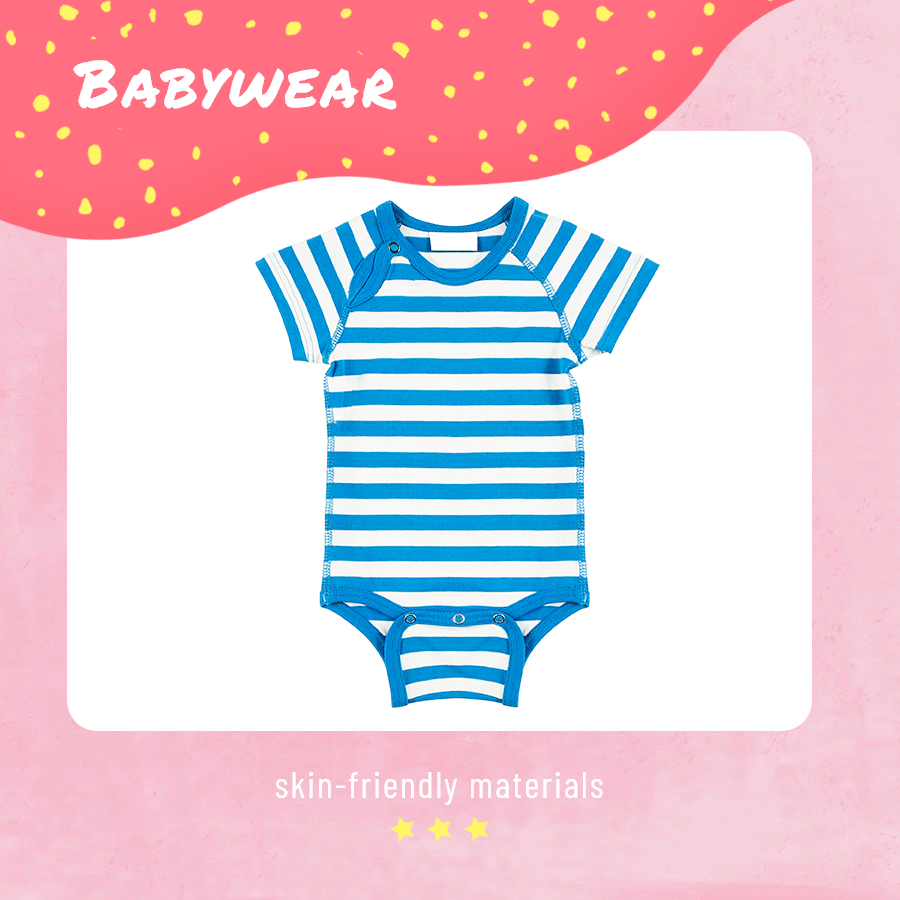 Stripes Baby Wear Ecommerce Product Image