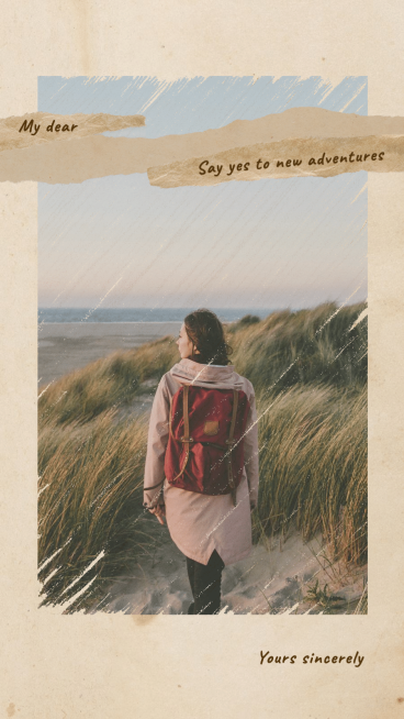 Literary Adventure Woman Personal Lifestyle Display Instagram Story预览效果