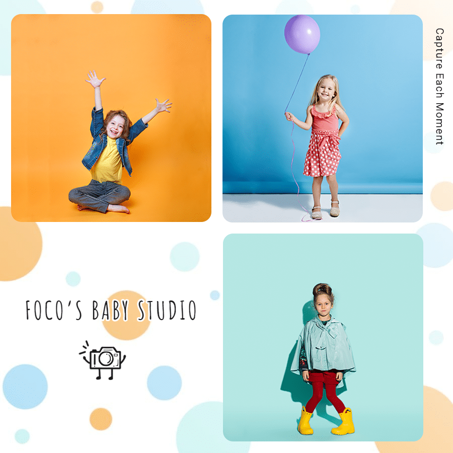 Baby and Children Photo Shoot Studio Promotion Ecommerce Product Image
