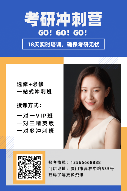 考研冲刺营简约竖版文章配图预览效果