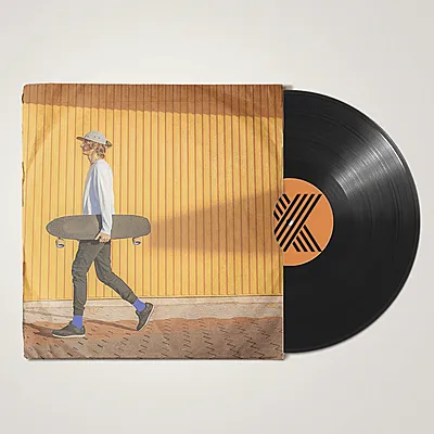 Minimalist Frame Skateboard Boy Personal Show Instagram Post