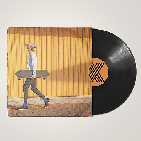 Minimalist Frame Skateboard Boy Personal Show Instagram Post