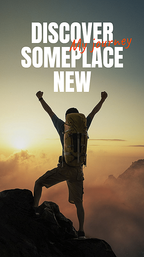 Outdoor Sport Climb Fashion Simple Style Poster Instagram Story