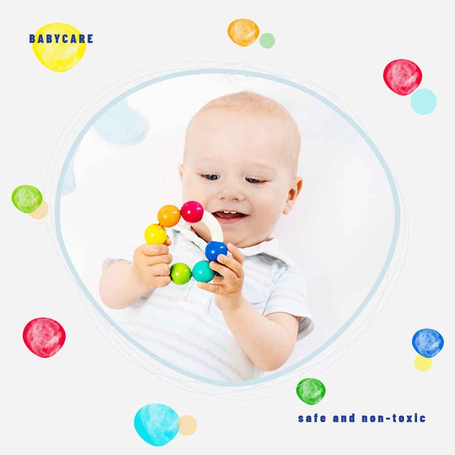 Baby Toys Colorful Ecommerce Product Image