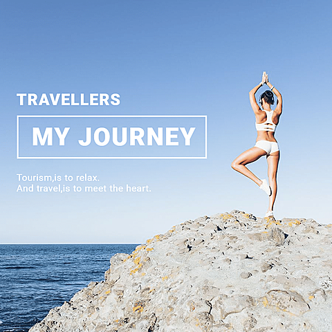 Seaside Exercise Travel Record Quote Fashion Simple Style Instagram Post
