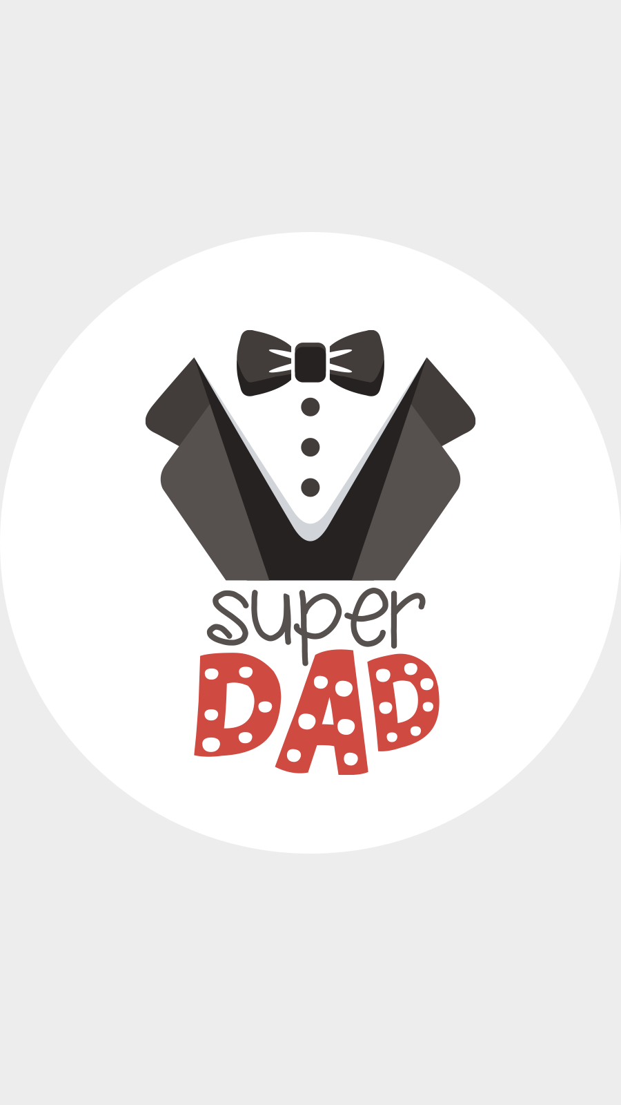 Gray White Background White Circle Suit Father’s Day Simple Fashion Style Instagram Highlight