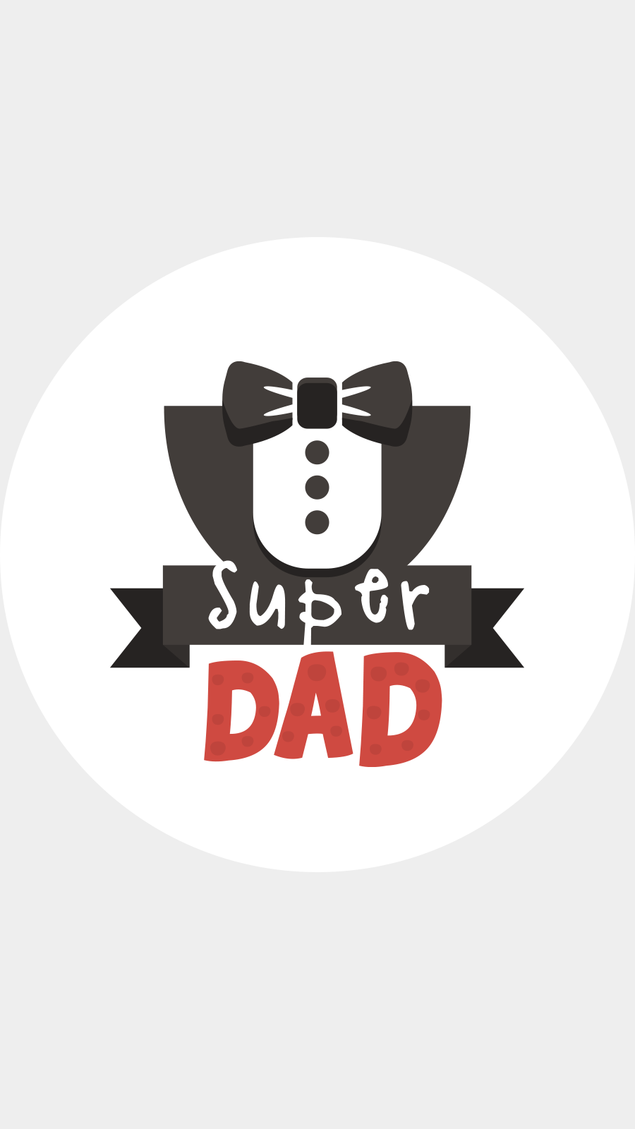 Gray White Background White Circle Black Bouquet Father’s Day Simple Fashion Style Instagram Highlight