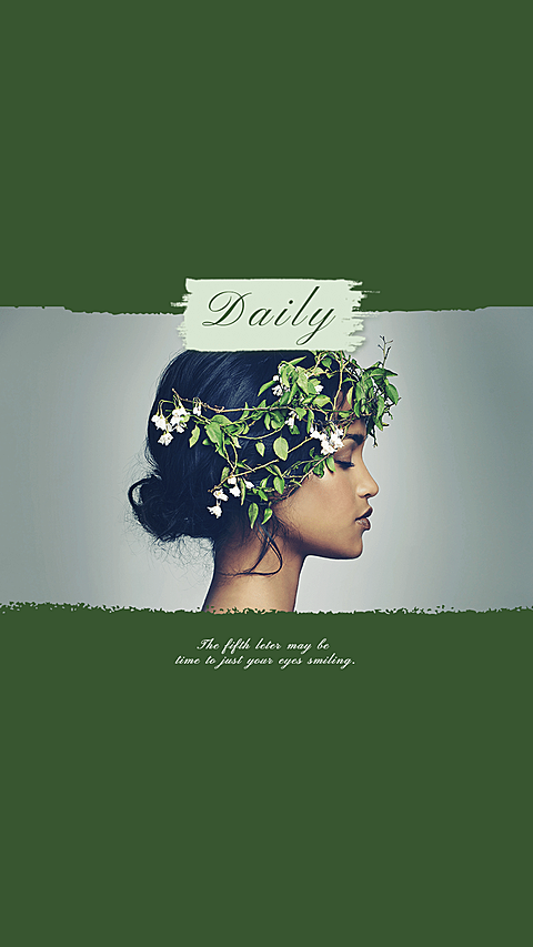 Plant Theme Green Brush Photography Text Daily Instagram Highlight