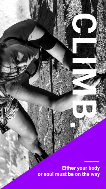 Simple Fashion Climb Woman Lifestyle Display Instagram Story预览效果