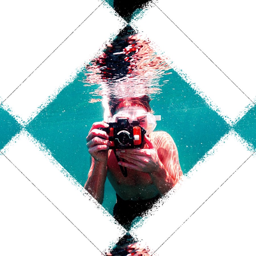 Creative Underwater Woman Photography Personal Display Instagram Post