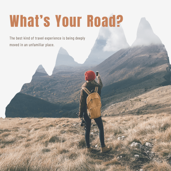 Travel Record Mountain Photo Fashion Art Simple Style Poster Instagram Post预览效果