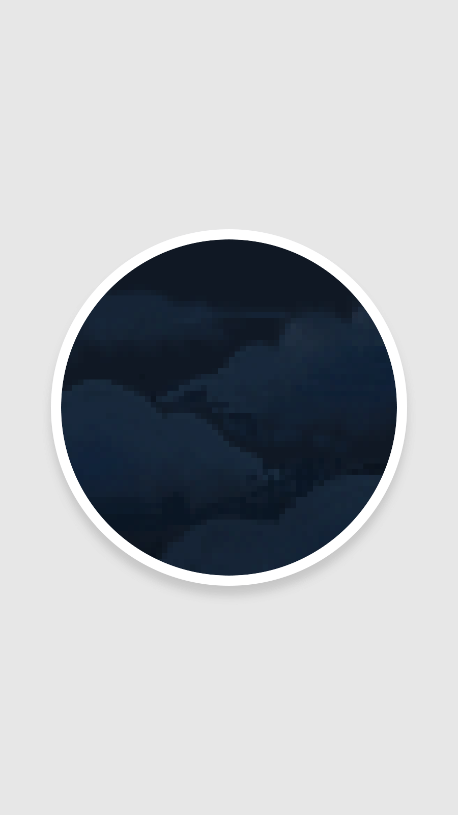 Simple Circle Frame Clouds Scene Pixel Art Instagram Highlight