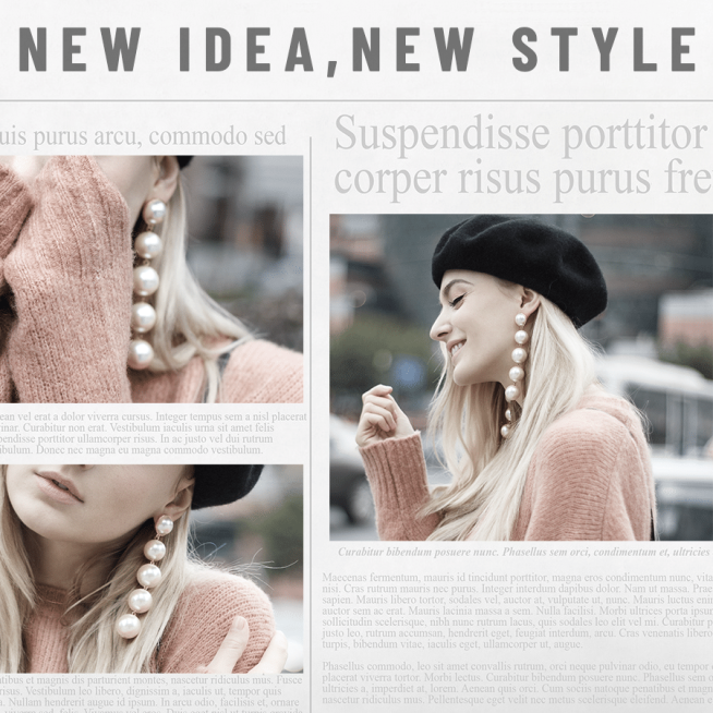 Literary Earring New Arrival Instagram Post预览效果
