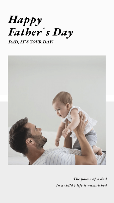 White Background Family Photo Happy Fashion Simple Style Poster Instagram Story预览效果