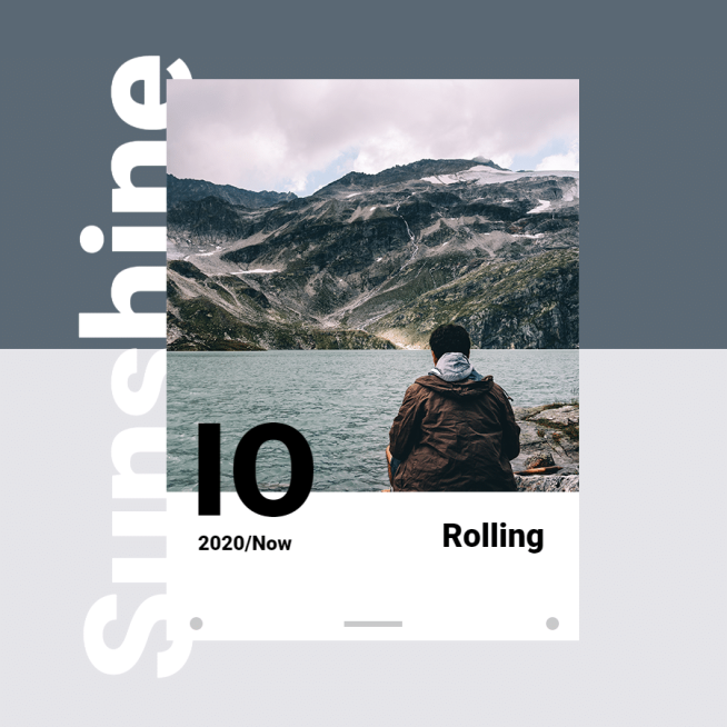 Literary Sunshine Day Holiday Record Instagram Post预览效果