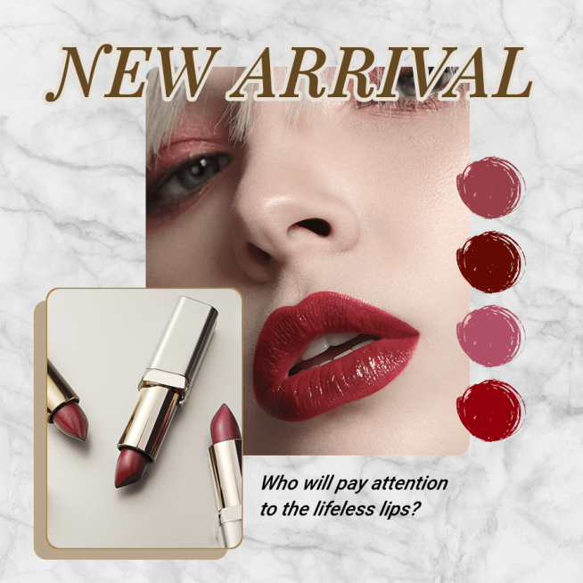 Lipstick Color Options Palette New Collection Arrival Ecommerce Product Image预览效果