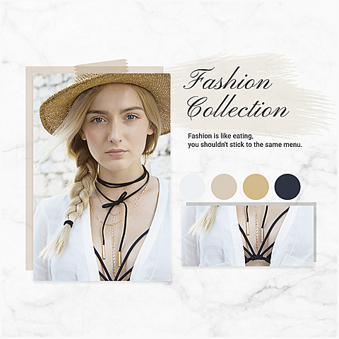Simple Fashion Makeup Clothes New Arrival Instagram Post