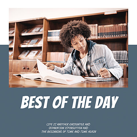 Female Study Photo Simple Fashion Aestheticism Style Poster Instagram Post