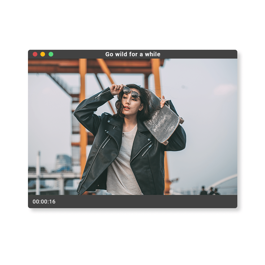 Fashion Woman Personal Display Interface Simulation Instagram Post