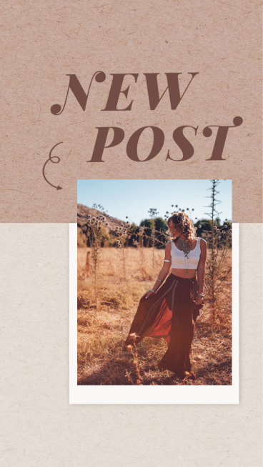 Simple Fashion Woman Personal Display Instagram Story预览效果