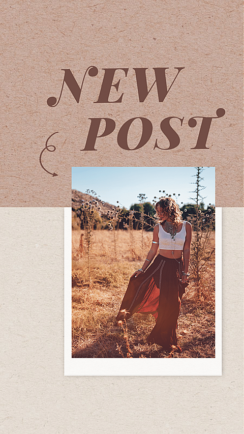Simple Fashion Woman Personal Display Instagram Story