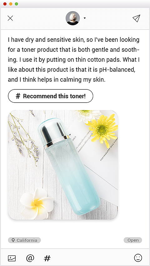 Skincare Facial Toner Product Review Customer Feedback Ecommerce Story