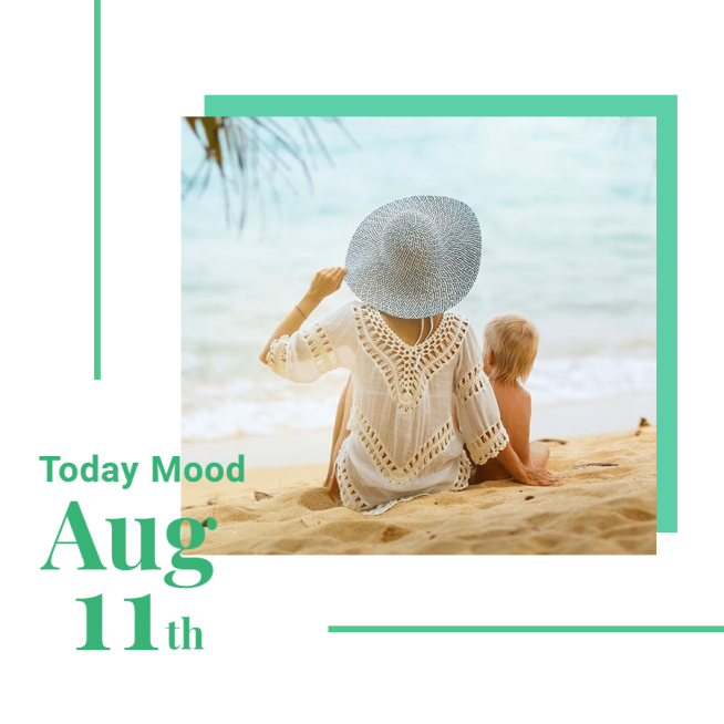 Fresh Calendar Today Mood Record Instagram Post预览效果