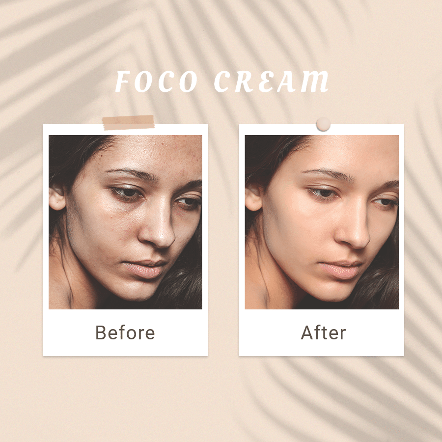 Leaves Shadow Background Foundation and Bronzer Makeup Beauty Cosmetics Product Before and After Ecommerce Product Image