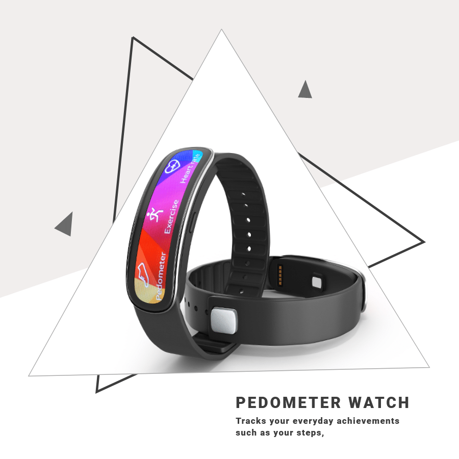 Smart Watch Electronic Devices Techno Geometry Ecommerce Product Image