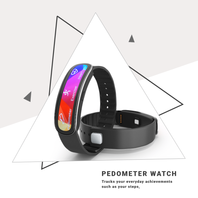 Smart Watch Electronic Devices Techno Geometry Ecommerce Product Image预览效果