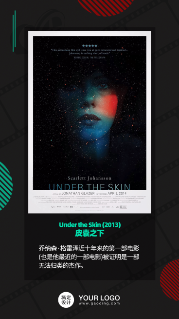 每周电影推荐首映日签分享预览效果