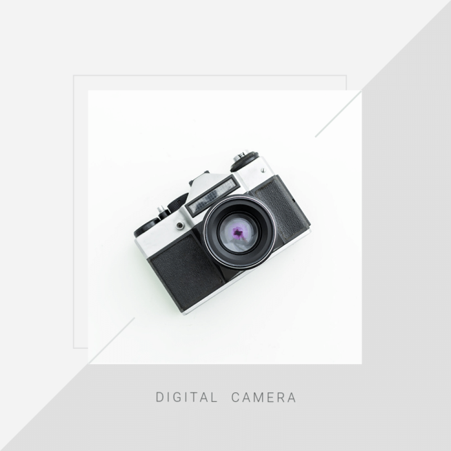 Simple Electronic Products Camera Display Promo Ecommerce Product Image预览效果