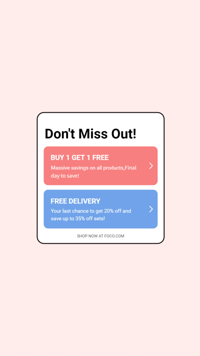 Square Frame Interface Simulation Online Shopping Instagram Highlight