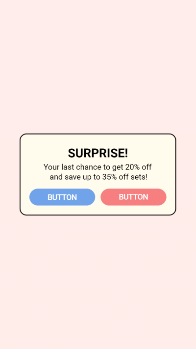 Interface Simulation Online Shopping Discount Instagram Highlight