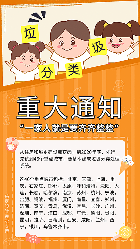 垃圾分类重大通知
