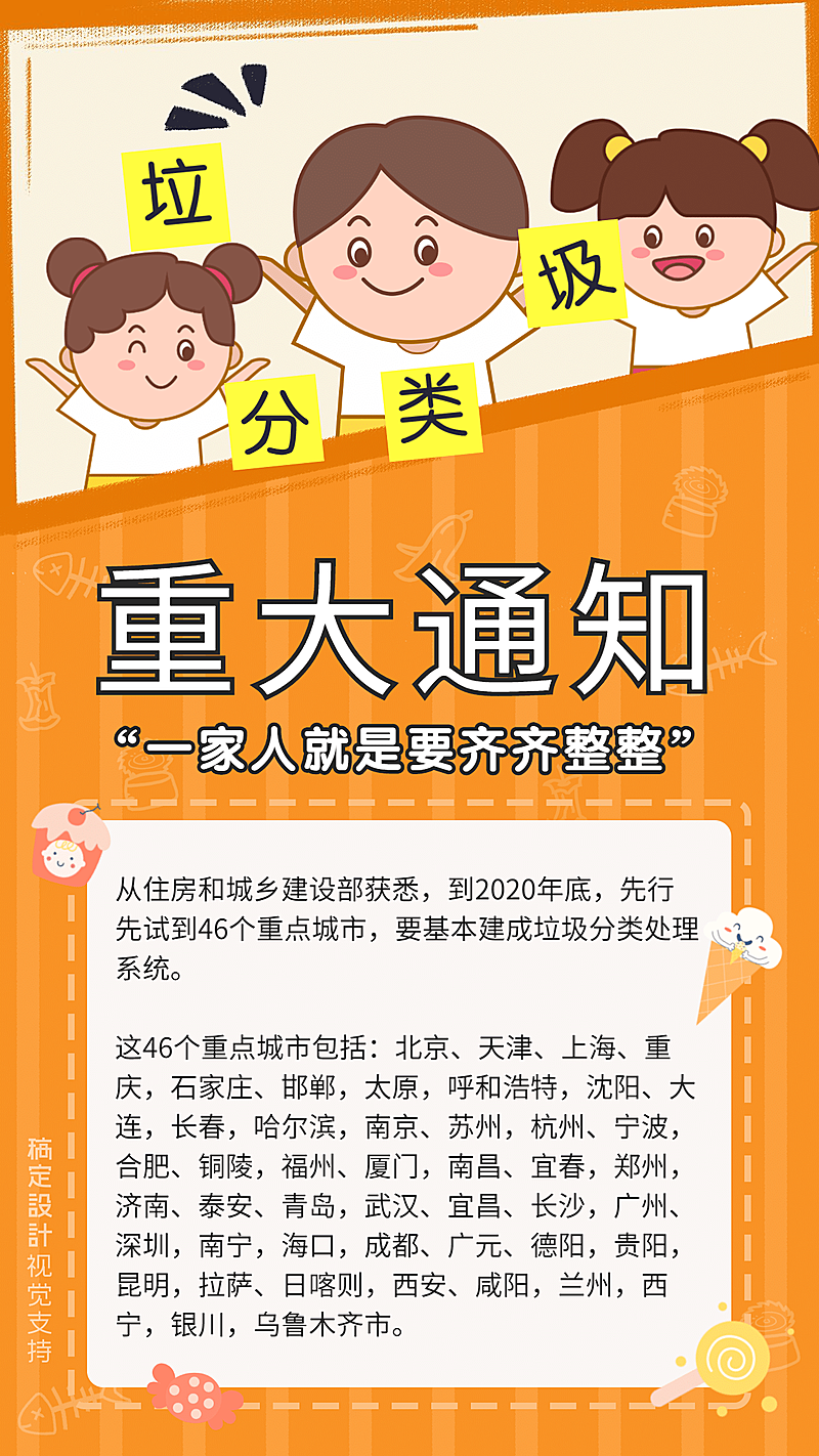 垃圾分类重大通知