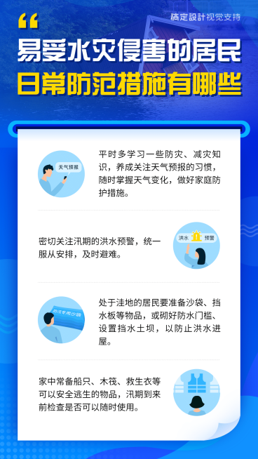 暴雨水灾洪涝防范措施指南预览效果