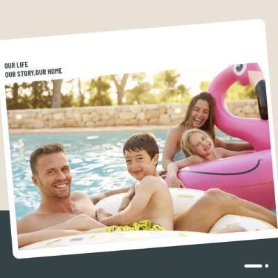 Family Photo Children Picture Happy Time Fashion Art Simple Style Poster Instagram Post