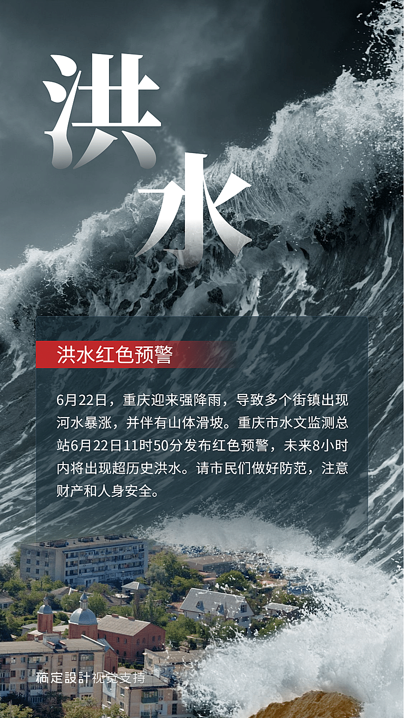 防灾抗灾洪水预警