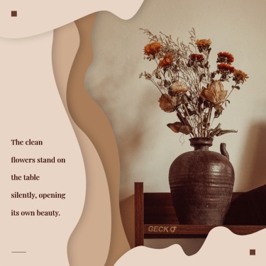 Flower Vase Home Decoration Ecommerce Product Image