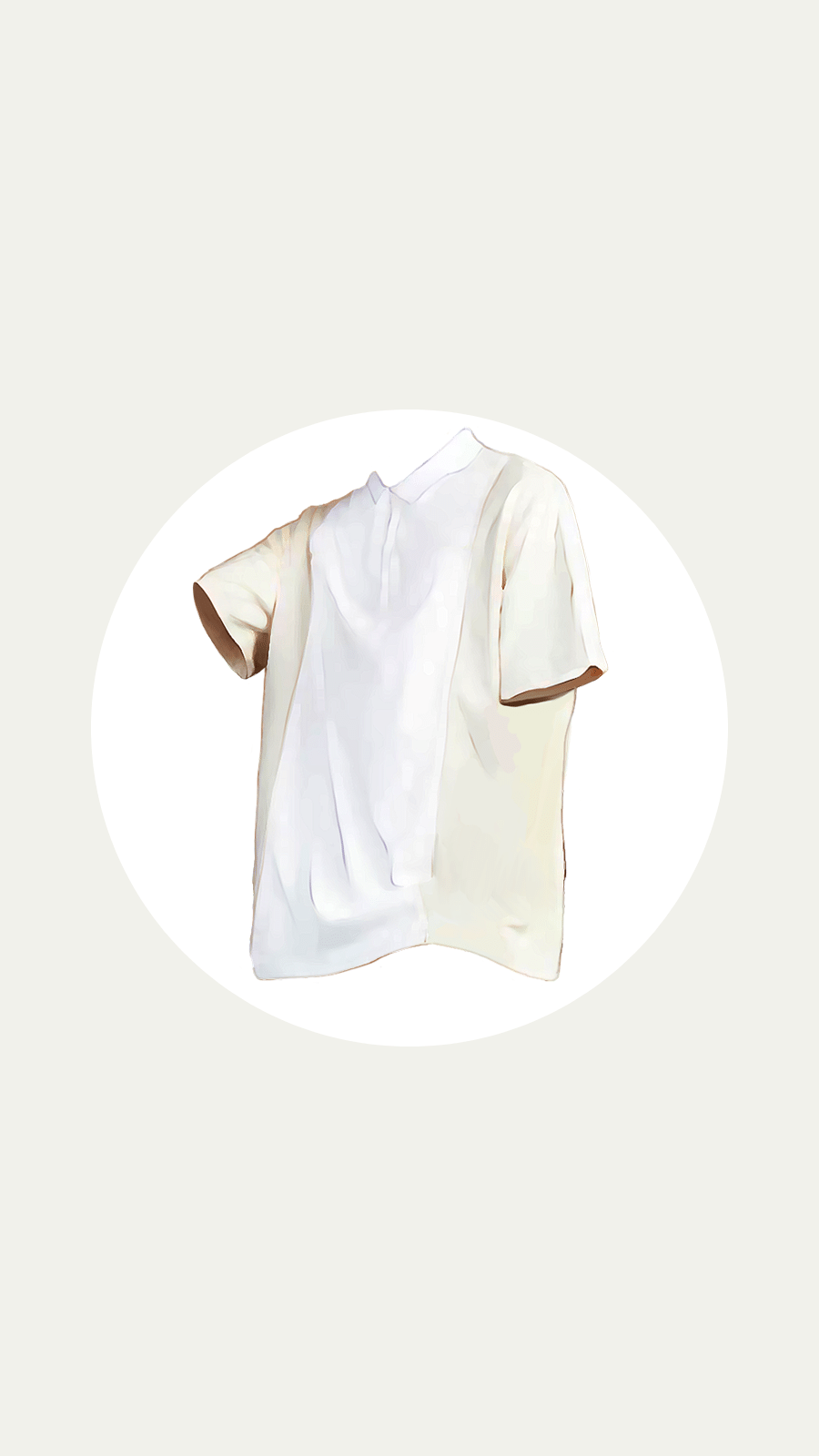 Simple White Color Men's Clothing Line Illustration Instagram Highlight