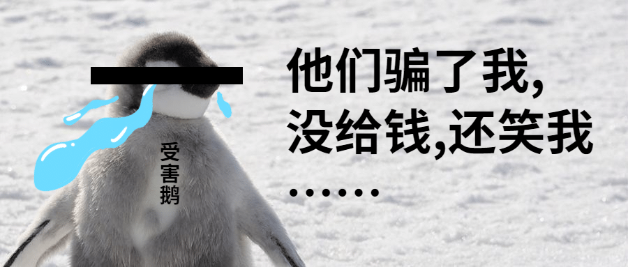 鹅厂被骗企鹅公众号首图
