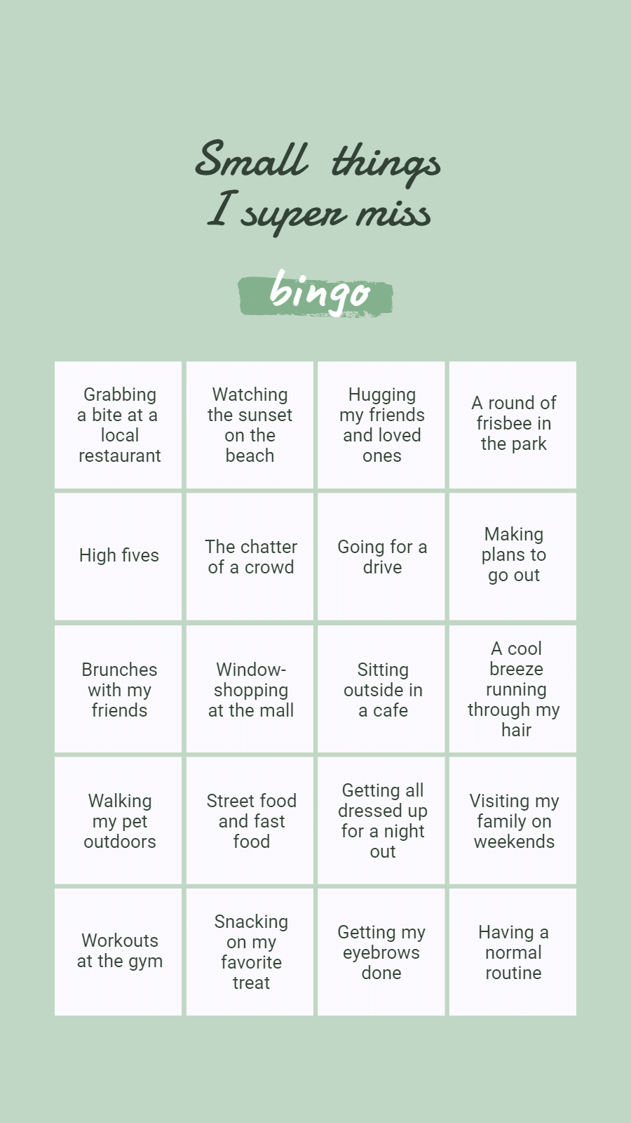 Bingo Game Show Happy Time Entertainment Way Simple Style Film Simulation Poster Instagram Story
