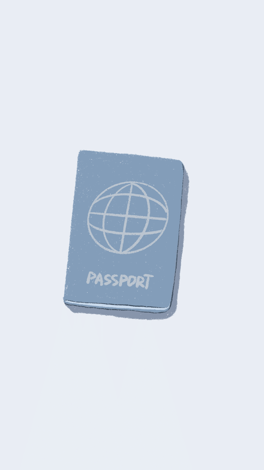 Travel Light Gray Background Passport Fashion Simple Style Instagram Highlight