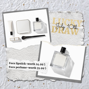 Creative Style Lucky Draw Cosmetics Ecommerce Product Image