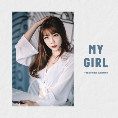 Woman Life Photo Template Fashion Simple Style Poster Instagram Post