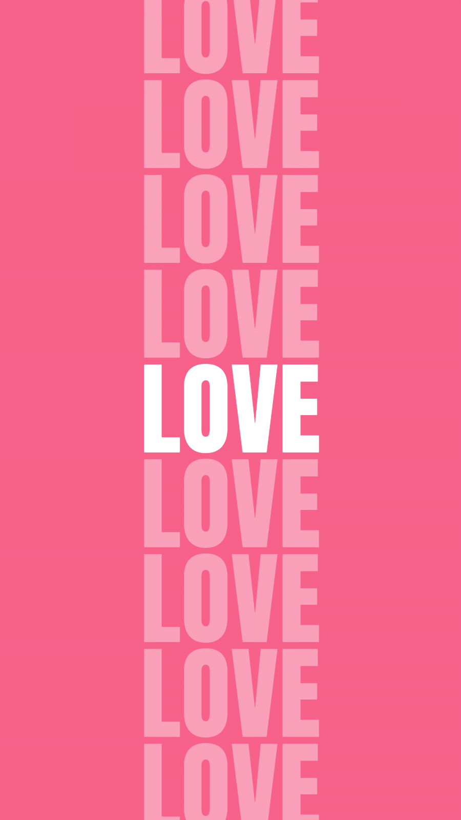 Pink Background LOVE Text Fashion Simple Style Instagram Highlight