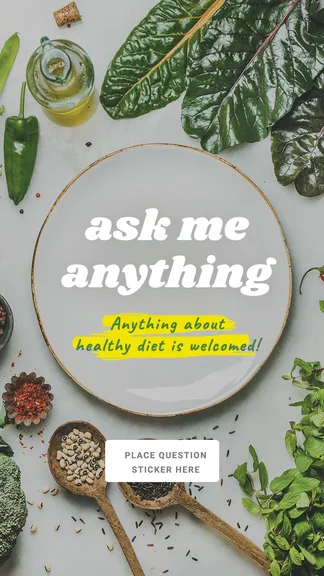 questions instagram story template